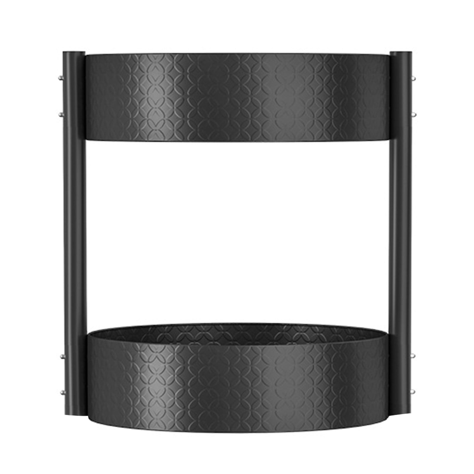 MOPOOR 2 Tier Turntable Storage Rack Turntable Spice Rack, 13 Inch ...