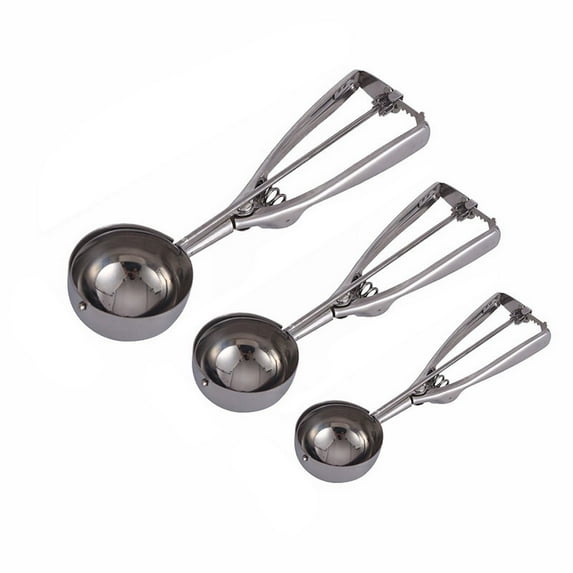 MOPOOR 4/5/6cm Stainless Steel Cookie Cutters - Small Medium Large Size Baking Tools, High-Quality Metal Cutters for DIY Cookie Baking, Perfect for Holiday Birthday Party Treats 