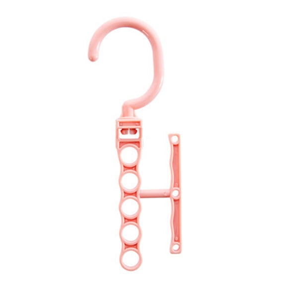 MOPOOR 5Hole Space Saver Wonder Magic Hook Hanger Closet Organizer Space Save Practical for Clothes Storage, College Dorm Essentials, Home Organization 