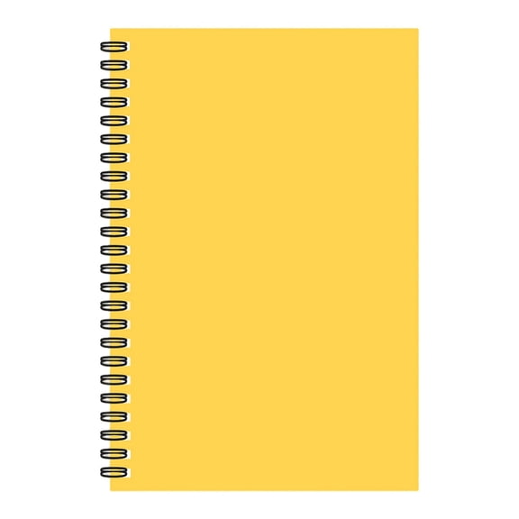 LYINGF A5 Notebook Line Paper Notebook 100 Pages (50 Sheets) Cover Journal Spiral-bound, Flexible Plastic Cover Leather Hardcover for Homework, Math, Engineering