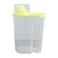 thumbnail image 1 of MOPOOR Airtight Food Storage Containers with Lids, Plastic Kitchen and Pantry Organization Canisters for Cereal, Dry Food, Flour and Sugar, BPA Free, 1 of 5