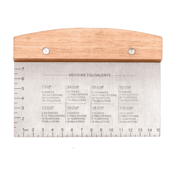 MOPOOR Bench Scraper & Chopper for Kitchen - Ideal Baking Essential Utensil,Stainless Steel Pastry/Dough/Food Cutter Tool for Pastry Bread Pizza Cake