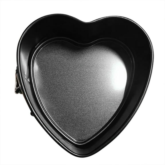 MOPOOR Cheese Tin Pan Love Heart Cake Shape Non Stick Baking DIY Cake Tray Bread Cake Mould for Chocolate Cakes,Brownies,Cheesecakes 
