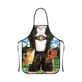 thumbnail image 1 of MOPOOR Creative Bavarian Apron Oktoberfest Bavarian Funny Apron Kitchen Cooking Grilling BBQ Baking Aprons for Men Women,Funny Novelty Apron-Hilarious Gag Gift ﻿, 1 of 9