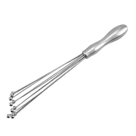 MOPOOR Eggs Whisk Eggs Beater Ball Mixer Hand Mixer Cooking Sainless Steel,Versatile Milk Frother, Hand Push Mixer Stirrer for Blending, Whisking, Beating & Stirring
