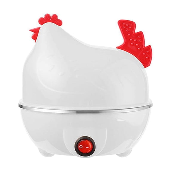 MOPOOR Electric Rapid Egg Cooker for Hard Boiled/Poached/Scrambled Eggs,Mini Breakfast Machine Egg Cooker Single Layer Egg Steamer Kitchen Small Household Appliances Heating