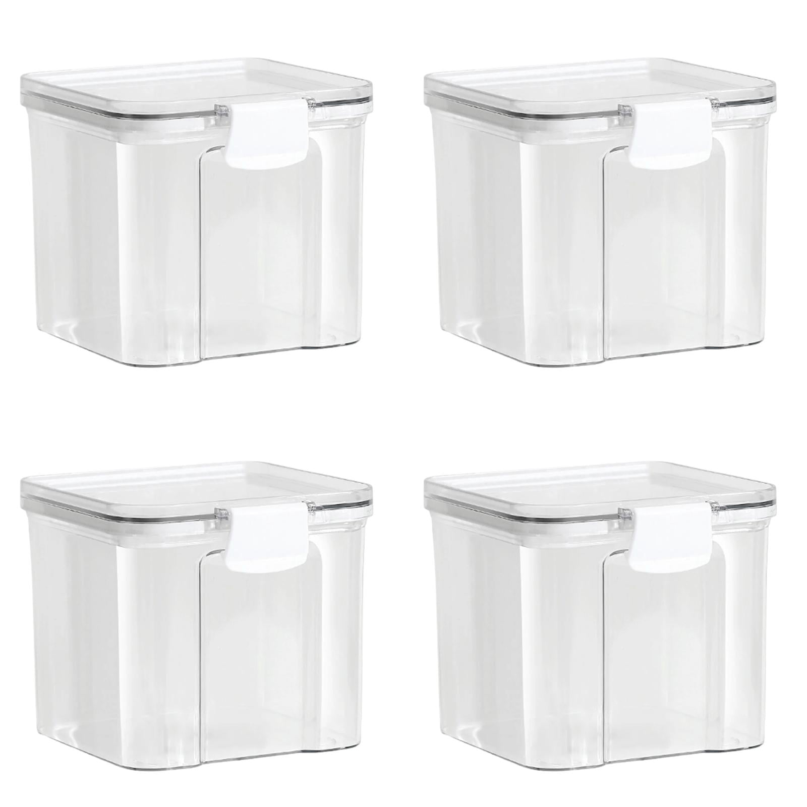 MOPOOR Extra Large Bulk Food Storage Containers with Airtight Lids for Flour, Sugar, Rice, Cereal & Pasta - Leakproof, BPA-Free Plastic Canisters for Kitchen & Pantry Organization