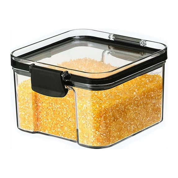 MOPOOR Extra Large Bulk Food Storage Containers with Airtight Lids for Flour, Sugar, Rice, Cereal & Pasta - Leakproof, BPA-Free Plastic Canisters for Kitchen & Pantry Organization