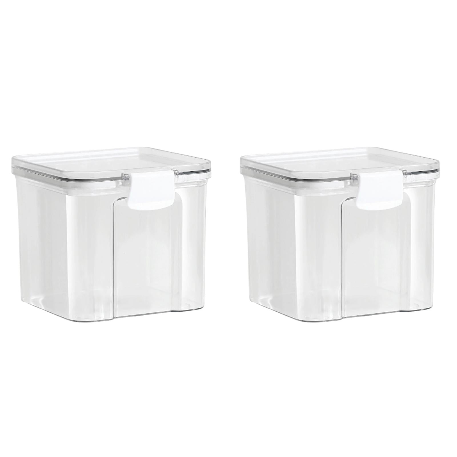 MOPOOR Extra Large Bulk Food Storage Containers with Airtight Lids for Flour, Sugar, Rice, Cereal & Pasta - Leakproof, BPA-Free Plastic Canisters for Kitchen & Pantry Organization