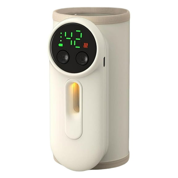 MOPOOR Fast Heating Portable Bottle Warmer,Travel-Easy,Fast Charging,Temperature Control,Locked-in Nutrition,360 Degree Wrap Even Warming,Ensuring Needs