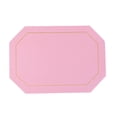 thumbnail image 1 of MOPOOR Faux Leather Vinyl Placemats, Waterproof Wipeable Anti Slip Place Mats, Heat Resistant Reversible PU Table Mats for Kitchen Dining Indoor & Outdoor，Easy to Clean ﻿, 1 of 9