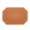thumbnail image 1 of MOPOOR Faux Leather Vinyl Placemats, Waterproof Wipeable Anti Slip Place Mats, Heat Resistant Reversible PU Table Mats for Kitchen Dining Indoor & Outdoor，Easy to Clean ﻿, 1 of 9
