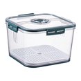 thumbnail image 1 of MOPOOR Fruit Containers for Fridge - Leakproof Food Storage Containers with Removable Colander - Dishwasher & microwave safe Produce Containers Keep Fruits, Vegetables, Berry, Meat Fresh, 1 of 8