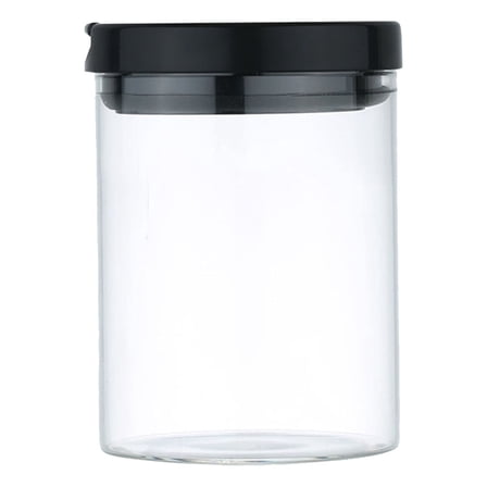 MOPOOR Glass Food Storage Jars with Airtight Clamp Lids,Kitchen Canisters for Flour, Cereal, Coffee, Pasta and Canning, Square Mason Jar