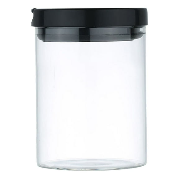 MOPOOR Glass Food Storage Jars with Airtight Clamp Lids,Kitchen Canisters for Flour, Cereal, Coffee, Pasta and Canning, Square Mason Jar