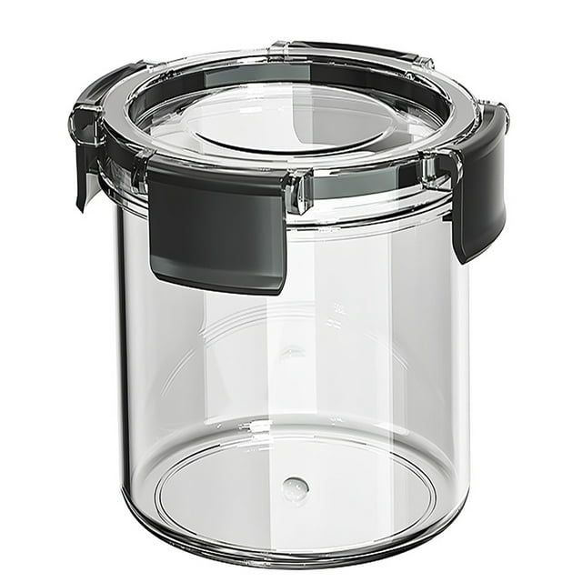 MOPOOR Glass Jar with Lid, Airtight Glass Storage Canister Glass Food ...