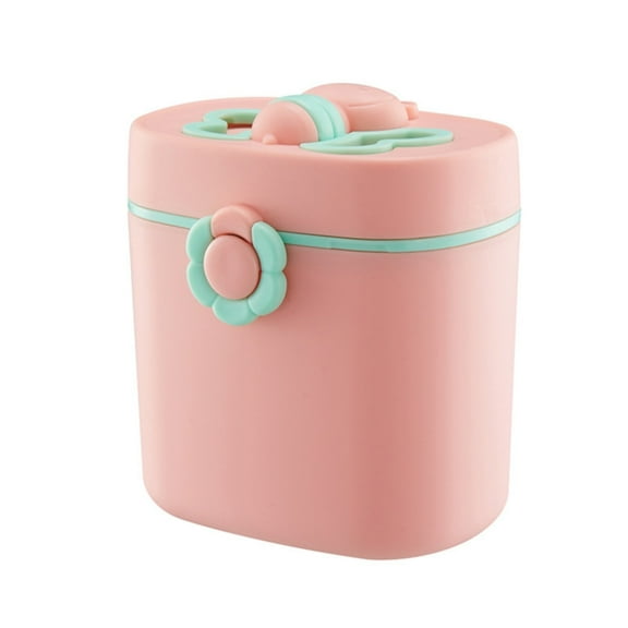 MOPOOR Going Out Travel Formula Dispenser, Formula Container To Go Stackable, Formula Holder for Travel Outdoor Picnic with Infant, Snacks Candy Fruits Container, Compact, Leak Proof