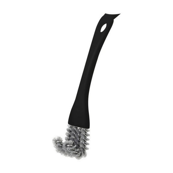 MOPOOR Grill Brush with Handle, Wire Grill Brush BBQ Cleaning Brush, Grill Grate Cleaner, for Outdoor Grill Grill Accessories, Porcelain Weber Gas Charcoal Grill, Heavy Duty Scraper