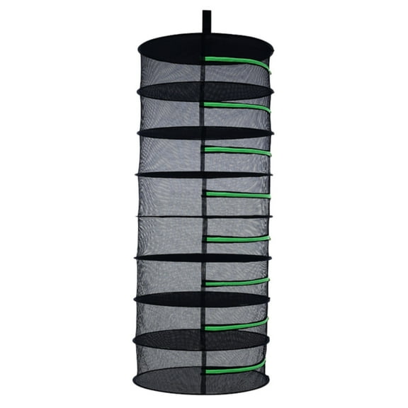 MOPOOR Herb Drying Rack Hanging Mesh Net with Zippers,Bonus Hook Drying Rack Herbs for Plant Bud Seed,Herb Dry Net for Garden,For Drying Herb Bud Grass Hydroponic Plants