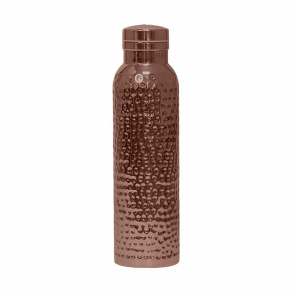 MOPOOR Kitchen Science Copper Water Bottle W/a Carrying Canvas Bag,Pure Copper Bottle for Drinking Water,Lab Tested Heavy Duty,Leak Proof,Heavy Duty & Leak-Proof, Ayurvedic Copper Water Bottle