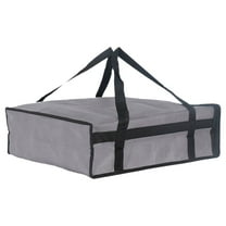 MOPOOR Large Capacity Insulated Pizza Bag - 50X50X15cm 20x20x6 Inch Non Woven Cloth Pizza Transport Bag, Insulated Leakproof Food Carrier for Outdoor Picnic Restaurant Delivery