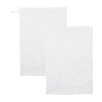 MOPOOR Large Mesh Laundry Bag,Laundry Hamper Liner, Heavy Duty Mesh Laundry Bags Drawstring Lockable, Machine Washable, for Ball Storage, Travel, Sports Factories, Dorms