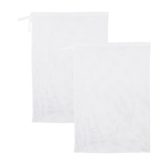 MOPOOR Large Mesh Laundry Bag,Laundry Hamper Liner, Heavy Duty Mesh Laundry Bags Drawstring Lockable, Machine Washable, for Ball Storage, Travel, Sports Factories, Dorms