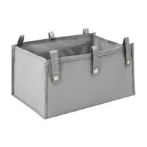 MOPOOR Large Rollator Walker Basket, Under Seat Rollator Bag, Walker Basket for Four Wheel Rollator, Reusable Basket Carry Insert for Women Men Seniors