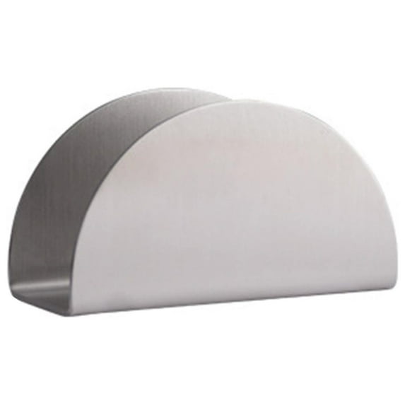 MOPOOR Napkin Holder for Table, Silver Napkin Holders for Paper Napkins,Stainless Steel Flat Napkin Dispenser, Modern Cocktail Napkin Holder for Home Restaurant Bar Cafe Office Parties and Hotel