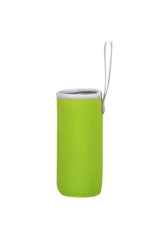 Neoprene Insulated Drink Bottle Covers, Collapsible Zip-up Jacket Holder, Non-slip Thick Sleeves, Multi Color, Standard Bottle Cooler, for Cans and Bottles