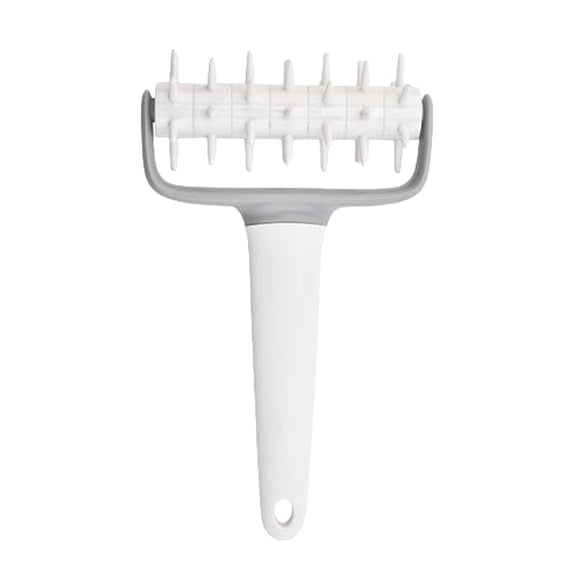 MOPOOR Pizza Dough Pizza Roller Tool Stainless Steel Pizza Roller with Handle| Pizza Docking Tool for Home Pizza Cutter Tools Cookie Pie Bread,for Home Kitchen Pizza Making Accessories Pizza