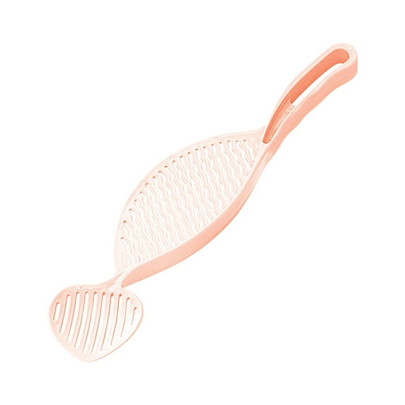 MOPOOR Plastic Pot Strainer with Handle, Stainless Steel Colander Pasta Drainer Pan Pot Strainer with Recessed Hand Grips Suitable for Kitchen, Different Sizes, Heavy Duty, Quick Drain