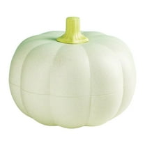 MOPOOR Pumpkin Snack Tray,Detachable Pumpkin Shape Snack Box with Lid, Candy Nut Serving Container for Halloween Thanksgiving Fall Festival Party Supply