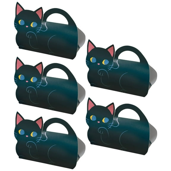 MOPOOR Restaurantware Bio Tek Gable Boxes for Party Favors, Attractive Gift Boxes - with Built-In Handle, Greaseproof,Paper Barn Boxes, for Special Events Or Parties