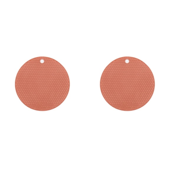 MOPOOR Rubber Insulated Mat Table Mat Kitchen Pot Mat Cup Mat Bowl Mat Table Mat Non Slip for Kitchens,trivets for hot pots,Holders,Flexible Easy to Wash and Dry 