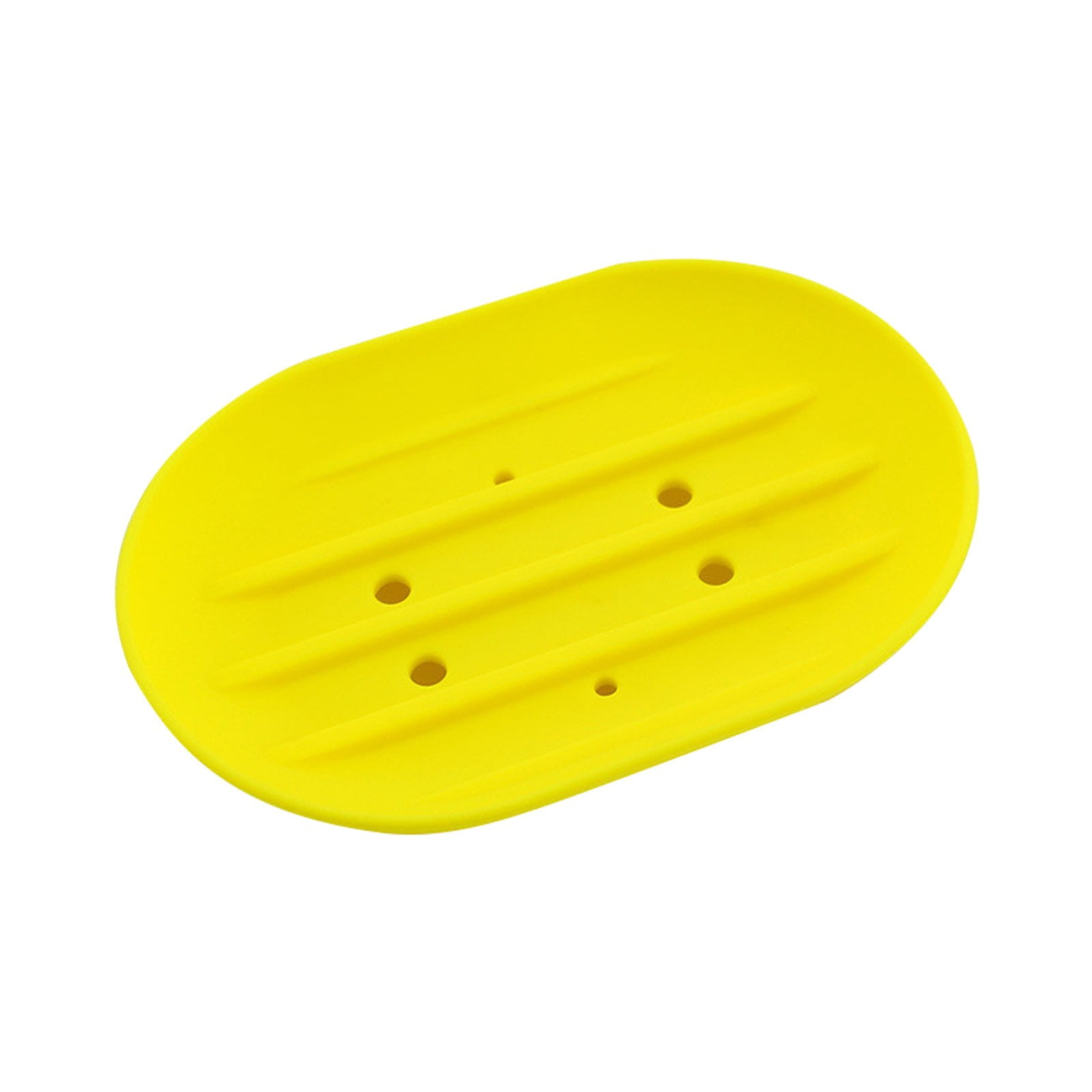 MOPOOR Silicone Soap Dish with Drainer, Hollow Soap Tray for Kitchen ...
