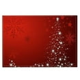 thumbnail image 1 of MOPOOR Snowflakes Christmas Placemats for Dining Table, Seasonal Winter Xmas Holiday Rustic Vintage Thanksgiving Washable Table Mats for Kitchen Dining Home Party Decor, 1 of 4