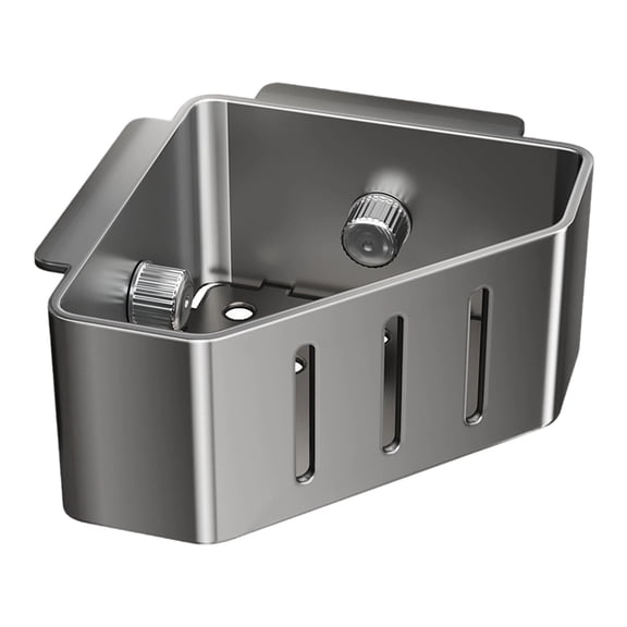 MOPOOR Sponge Holder for Kitchen Organizer,Rustproof Kitchen Rack for Sponge Soap Stopper Brush,Dish Sponge Caddy Inside Sink Removable,Rustproof Aluminum for Sponges, Brushes,Stoppers,Scrapers