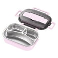 thumbnail image 1 of MOPOOR Stainless Steel Split Fast Food Bento Box Insulation Bento Box High-Grade Stainless Steel Liner Box,Lunch Box/Portion Control Food Container with Lunch Bag and Cutlery Set, BPA Free, 1 of 3
