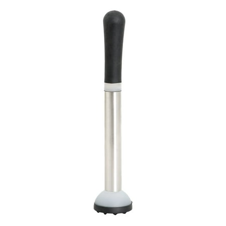MOPOOR Stainless Steel Swizzle Stick and Ice Crusher, Hand Held Lemon Crusher and Masher, for Mojitos, Cocktails, and Fruit Drinks, Bar Tool, Popsicle Masher, Durable and Easy to Use