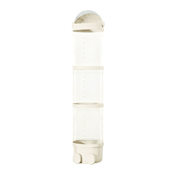 MOPOOR Stuffed Animal Storage Tube Animal Storage Bag PET Transparent Stuffed Animal Zoo Organizer Large Doll Display Bucket with Lid