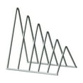 thumbnail image 1 of MOPOOR Triangle Desk File Organizer, 7 Slots Metal File Sorter Magazine Holder Document Rack,Desktop Bookshelf Organizer for Office Home School Bookcase Magazine Holder for Home Decor, 1 of 8