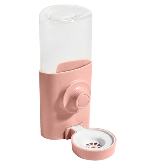 MOPOOR Water Feeder Removable Stainless Hanging Drinking Plastic Bottle Water Dispenser Drinker Crate for Bunny Puppy Cat Chinchilla Ferret Guinea Pig Squirrel Hedgehog, Small Animal Cage Accessory