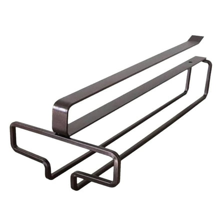 MOPOOR Wine Glass Holder Stemware Rack Hanger Under Cabinet Wine Glass Rack Kitchen Hanging Storage Rack Organizer,Under Cabinet Wine Glass Holder, Stemware Rack, Hanging Stemware Holder,