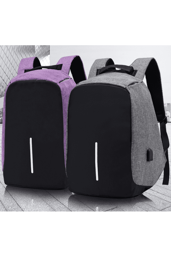 MOQ100 Custom USB Backpack,Blue