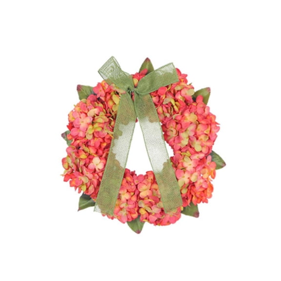 MOQIN 13.7" Fall Wreaths for Front Door with Maple Leaves, Fall Door Wreath for Thanksgiving Halloween Outdoor Indoor Farmhouse Party Holiday Porch Wall Window Home Decoration