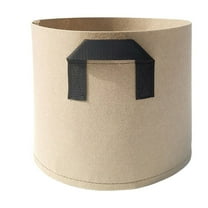 MOQIN 1Pack 5 Gallon Grow Bags, Heavy Duty Thickened Nonwoven Fabric Pots with Handles,Grow Pots, Garden Plant Bags, Aeration Fabric Planter Bags for Fruits, Vegetables and Flowers -25x22cm