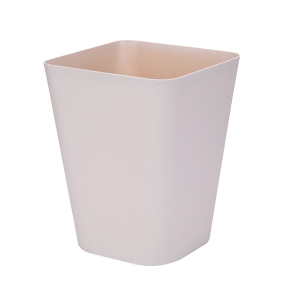 MOQIN 2.6 Gallon Small Trash Can Wastebasket for Kitchen Office,Bathroom,Plastic,Home/Kitchen/Garage/Apartment/Office,Large Plain Trash Can Without Lid