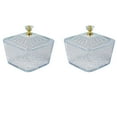 thumbnail image 1 of MOQIN 2-Pack Nut and Candy Serving Tray, Divided Snack Serving Bowls, Plastic Compartment Appetizer Food Display Dish Platter with Lid for Fruit Dessert Nuts Snacks Candy Chip Dip, 1 of 9