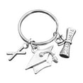 thumbnail image 1 of MOQIN 2024 Graduation Gifts Keychain For Women Graduation Keychain For Her Him Initial Graduation Gift For Classmates, Graduation Party Gift, 1 of 2